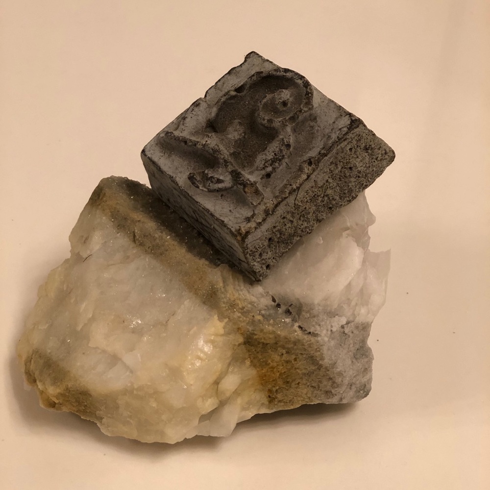 Crystal rock quartz soap dish